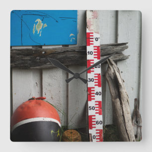 Nautical Items Square Wall Clock