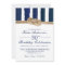 Nautical Knot Navy Stripes Birthday Invitation