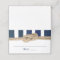 Nautical Knot Navy Stripes Wedding Place Card