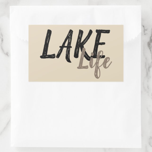 nautical LAKE LIFE | Sticker (Bag)