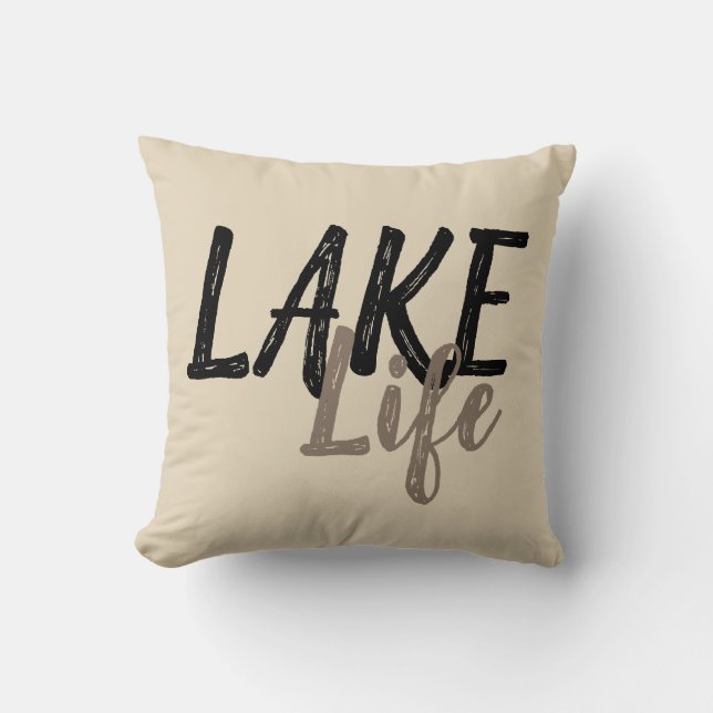 nautical LAKE LIFE | Throw Pillow (Front)