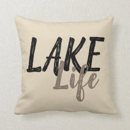 nautical LAKE LIFE | Throw Pillow