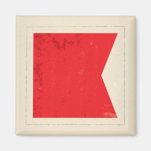 Nautical Letter “B” Signal Flag Magnet