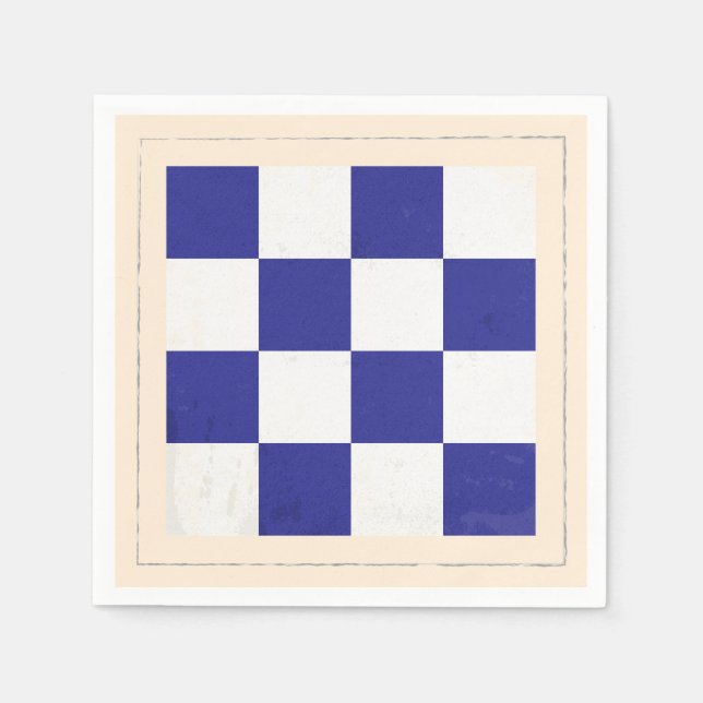Nautical Letter “N” Signal Flag Napkin (Front)