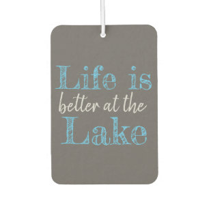 nautical LIFE IS BETTER AT THE LAKE Air Freshener