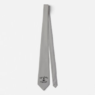 nautical LIFE IS BETTER AT THE LAKE and anchor   Tie