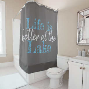 nautical LIFE IS BETTER AT THE LAKE typography