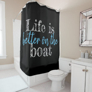 nautical LIFE IS BETTER ON THE BOAT lettering