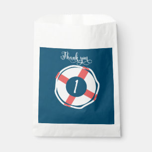Nautical Lifesaver Any Age Aboard Pool Party Favour Bag
