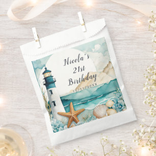 Nautical Lighthouse Birthday Favour Bag