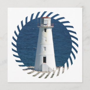 Nautical Lighthouse Invitation