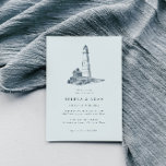 Nautical Lighthouse Ocean Seaside Rehearsal Dinner Invitation<br><div class="desc">Nautical Lighthouse Ocean Seaside Rehearsal Dinner Invitation</div>