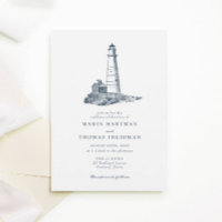 Nautical Lighthouse Ocean Seaside Wedding