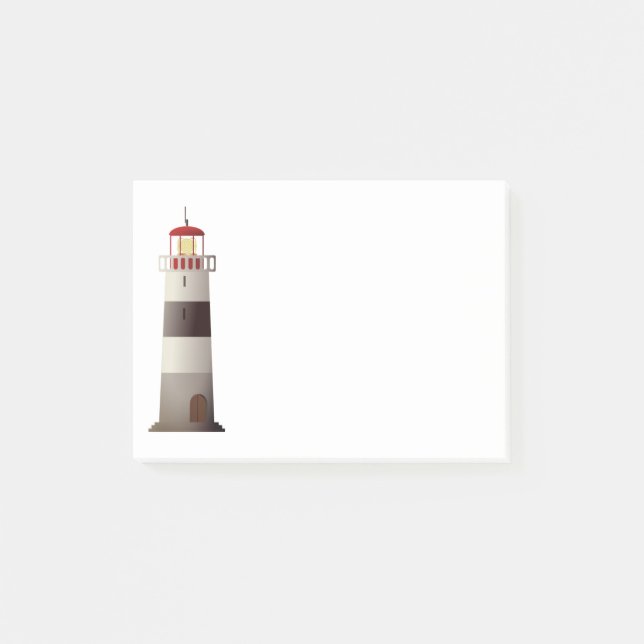 Nautical Lighthouse Post-it Notes (Front)