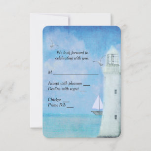 Nautical Lighthouse RSVP