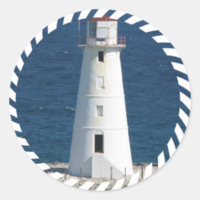Nautical Lighthouse Sticker (Front)