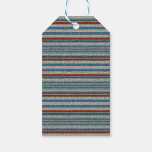 Nautical Linen Stripe Gift Tags