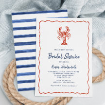 Nautical Lobster Coastal Bridal Shower 