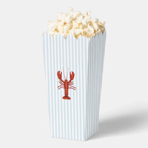 Nautical Lobster Painting Blue Stripe Preppy Favor Box