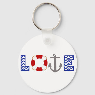 Nautical Love Keychain