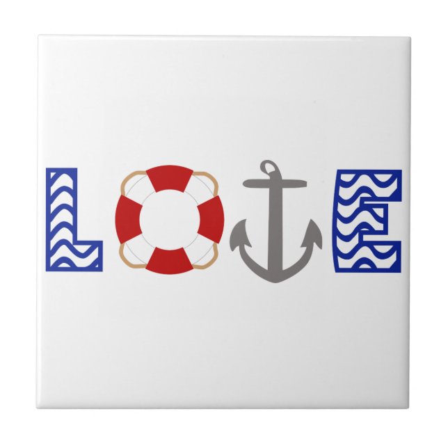 Nautical Love Tile (Front)