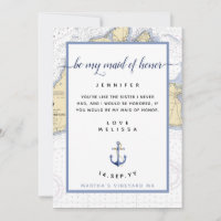 Nautical Maid of Honour | Martha's Vineyard