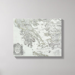 Nautical Map Canvas Print
