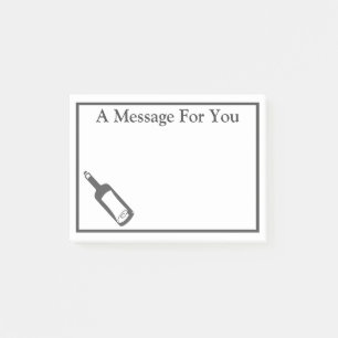 Nautical Message in a Bottle Post-it Notes