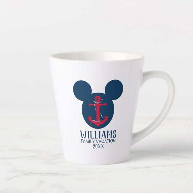 Nautical Mickey | Family Vacation Latte Mug (Right)