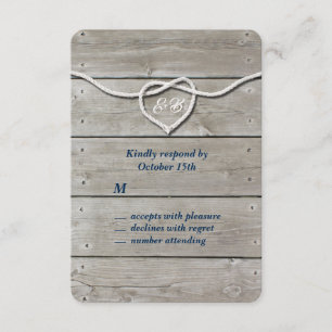 Nautical Monogram RSVP