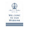 Nautical Navy Anchor Monogram Wedding Welcome