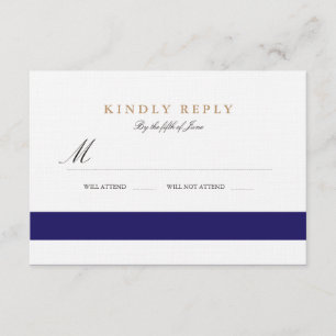 Nautical Navy Bat Mitzvah RSVP