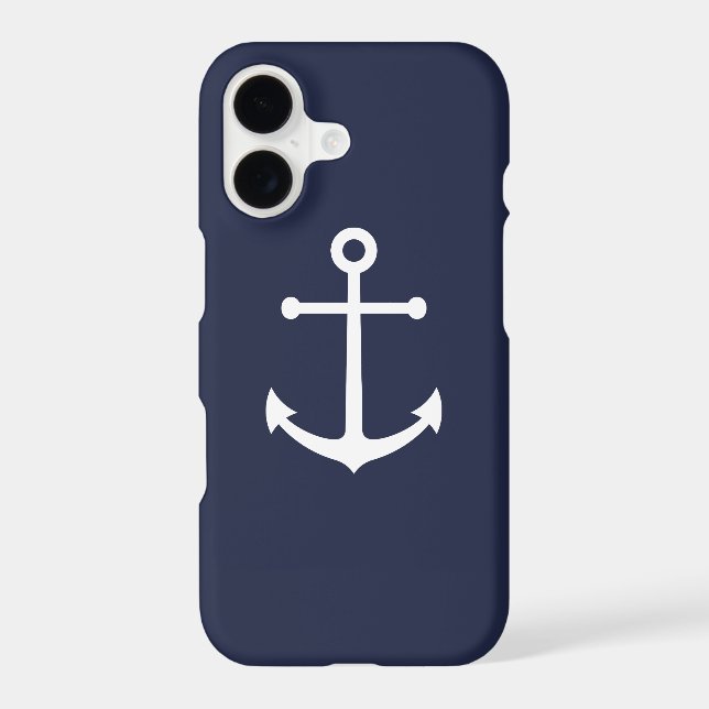 Nautical Navy Blue Anchor (Back)