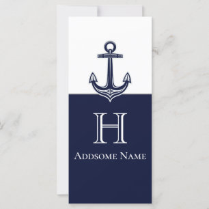 Nautical Navy Blue Anchor renter rules