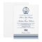 Nautical Navy Blue White Anchor Stripes Wedding