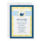 Nautical Navy Blue Yellow Whale Boy Baby Shower