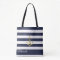 Nautical Navy Stripe Gold Anchor Personalized