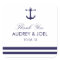 Nautical Navy Wedding Favour Stickers