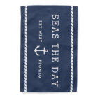 Nautical Navy & White Personalized Boat Name