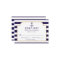 Nautical Navy & White Stripe Anchor Wedding RSVP
