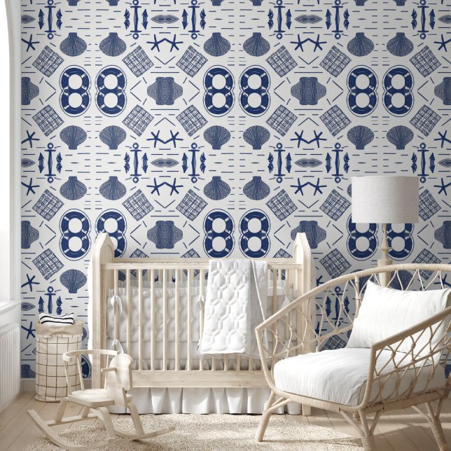Nautical Nursery  Wallpaper (Kids)