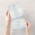 Nautical Ocean Watercolor Wedding
