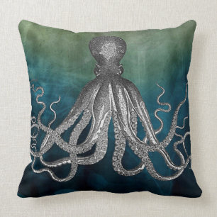 "Nautical/Octopus" THROW PILLOW
