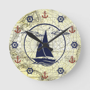 Sailboat Wall Clocks