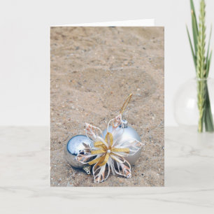 Nautical Ornament on the Beach Card
