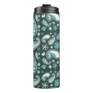Nautical Paisley Thermal Tumbler