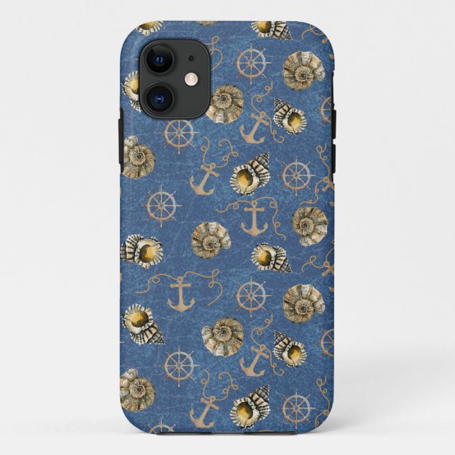 nautical pattern Case-Mate iPhone case (Back)