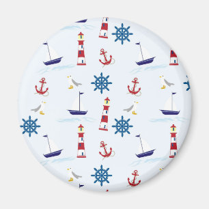 Nautical Pattern Magnet