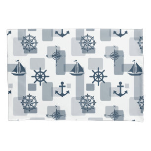 Nautical pattern pillowcase