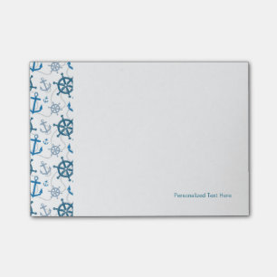 Nautical pattern post-it notes